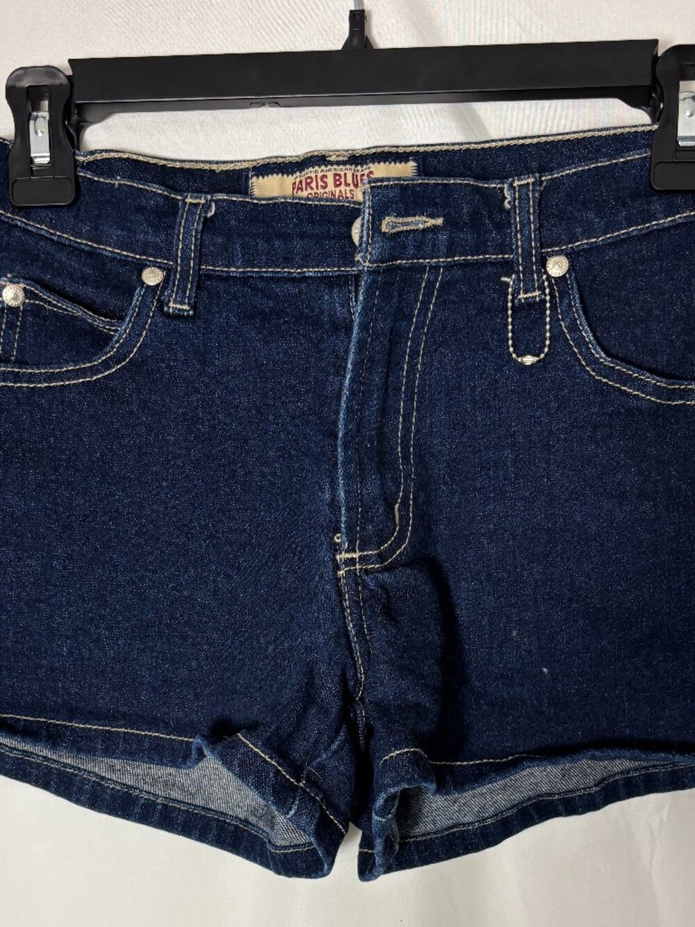 Paris Blues Originals Junior Girl’s Dark Wash Denim Shorts Size 5